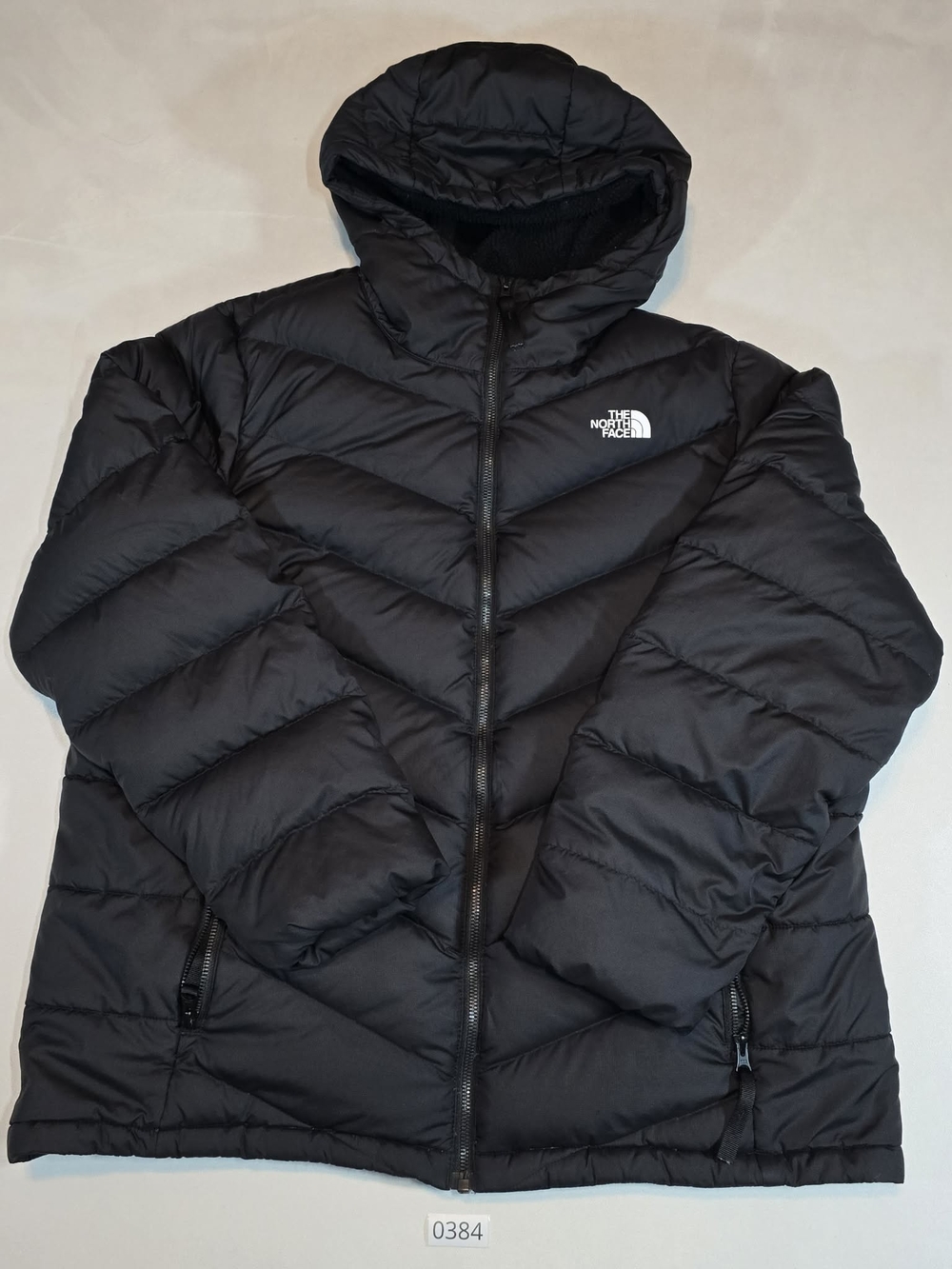 The North Face Women’s Black Hooded Puffer Jacket